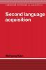 Second Language Acquisition