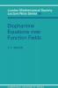 Diophantine Equations Over Function Fields