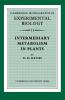 Intermediary Metabolism in Plants