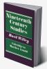 Nineteenth Century Studies