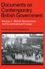 Documents on Contemporary British Government