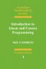 Introduction to Linear and Convex Programming