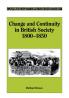 Change and Continuity in British Society 1800 1850