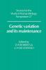 Genetic Variation and Its Maintenance