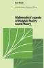 Mathematical Aspects of Hodgkin-Huxley Neural Theory