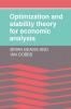 Optimization and Stability Theory for Economic Analysis