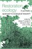 Restoration Ecology