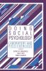 Doing Social Psychology