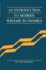 An Introduction to Modern Welfare Economics