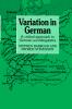 Variation in German