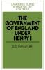 The Government of England Under Henry I