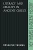 Literacy and Orality in Ancient Greece