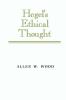 Hegel's Ethical Thought
