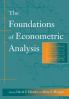 Foundations of Econometric Analysis