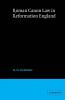 Roman Canon Law in Reformation England