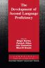 The Development of Second Language Proficiency