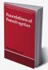 Foundations of French Syntax