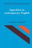 Apposition in Contemporary Eng