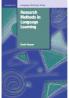 Research Methods in Language Learning