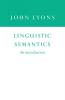 Linguistic Semantics