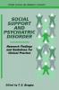 Social Support and Psychiatric Disorder
