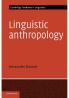 Linguistic Anthropology