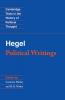 G.W.F. Hegel--Political Writings