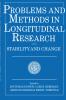 Problems and Methods in Longitudinal Research