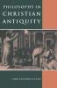 Philosophy in Christian Antiquity