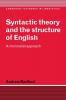 Syntactic Theory and the Structure of English