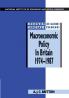 Macroeconomic Policy in Britain 1974-1987