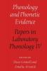 Phonology and Phonetic Evidence