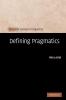 Defining Pragmatics
