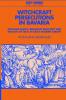 Witchcraft Persecutions in Bavaria
