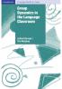 Group Dynamics in the Language Classroom