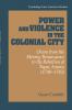Power and Violence in the Colonial City