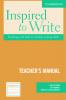 Inspired to Write Teacher's Manual
