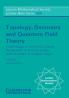 Topology Geometry and Quantum Field Theory