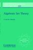 Algebraic Set Theory