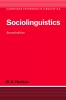Sociolinguistics