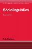 Sociolinguistics
