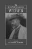 The Cambridge Companion to Weber