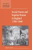 Social Unrest and Popular Protest in England             1780-1840