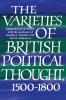 The Varieties of British Political Thought 1500 1800