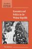 Economics and Politics in the Weimar Republic