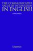 The Communicative Value of Intonation in English