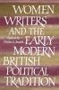 Women Writers and the Early Modern British Political Tradition