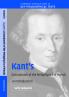 Kant's Groundwork of the Metaphysics of Morals