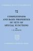 Completeness and Basis Properties of Sets of Special Functions
