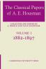 The Classical Papers of A. E. Housman